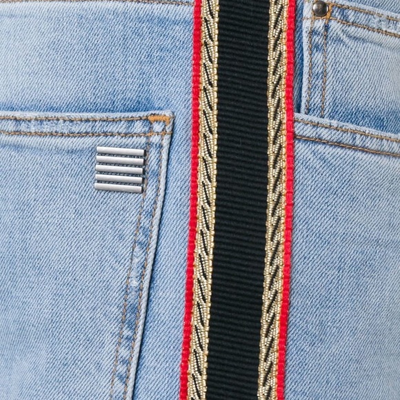 Palm Angels Blue Side Stripe Jeans - Picture 5 of 5